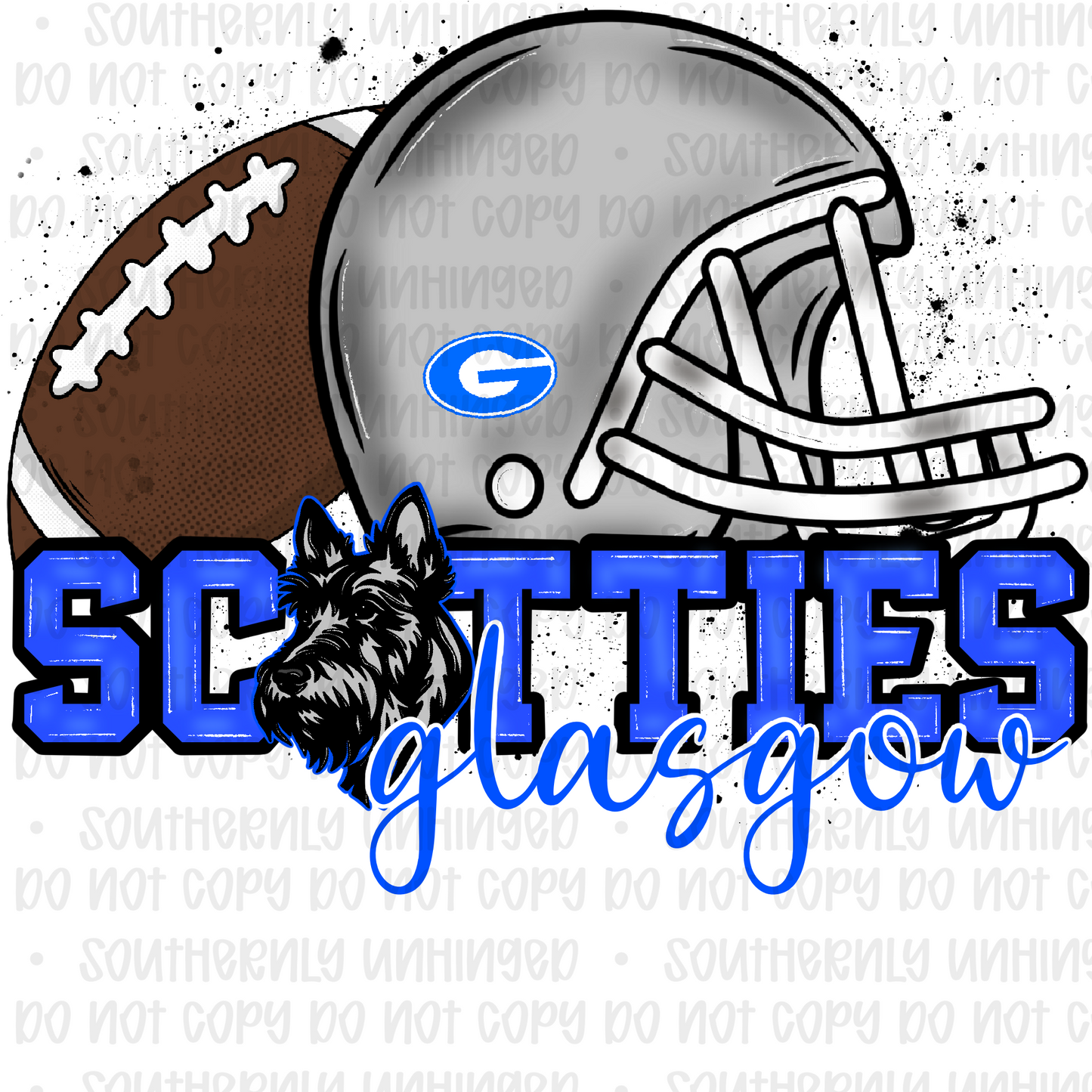 School Scotties Glasgow Football - Digital Download