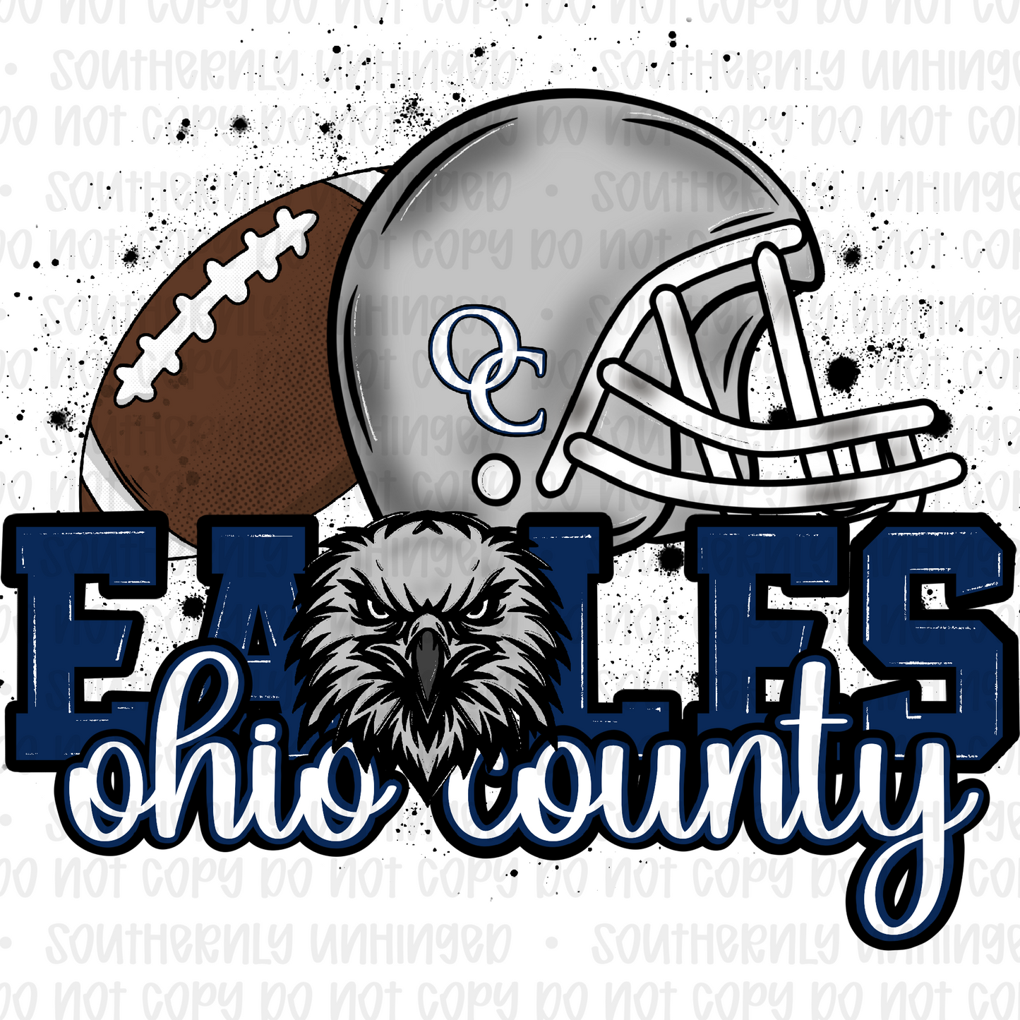 School Eagles OC Football - Digital Download