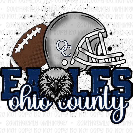 School Eagles OC Football - Digital Download